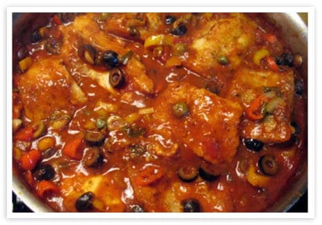 Baccala with Tomato and Olives