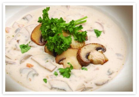 Arborio Rice and Wild Mushroom Soup