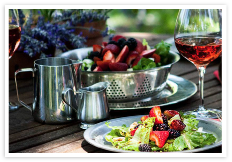 Blackberry Fennel Salad with Honey and Balsamic